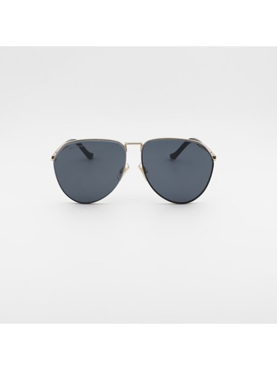 ETRO 0033/S 0000 IR Sunglasses Gold Aviator Frame, Grey Lenses main image 9